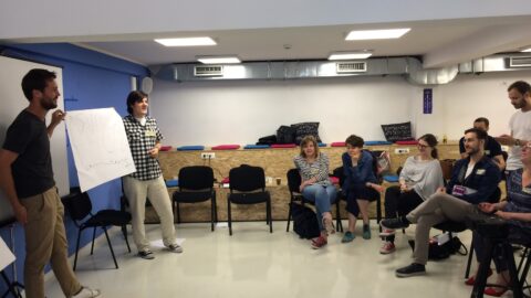 Turning data into a story during TransparenCEE workshop in Sarajevo